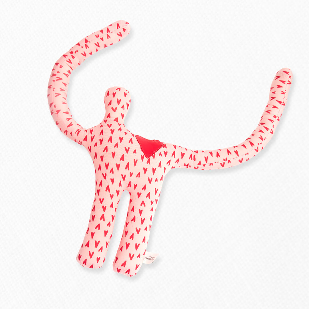 Bono de Pésame en bolsa de tela de organza, planta y Abrazador